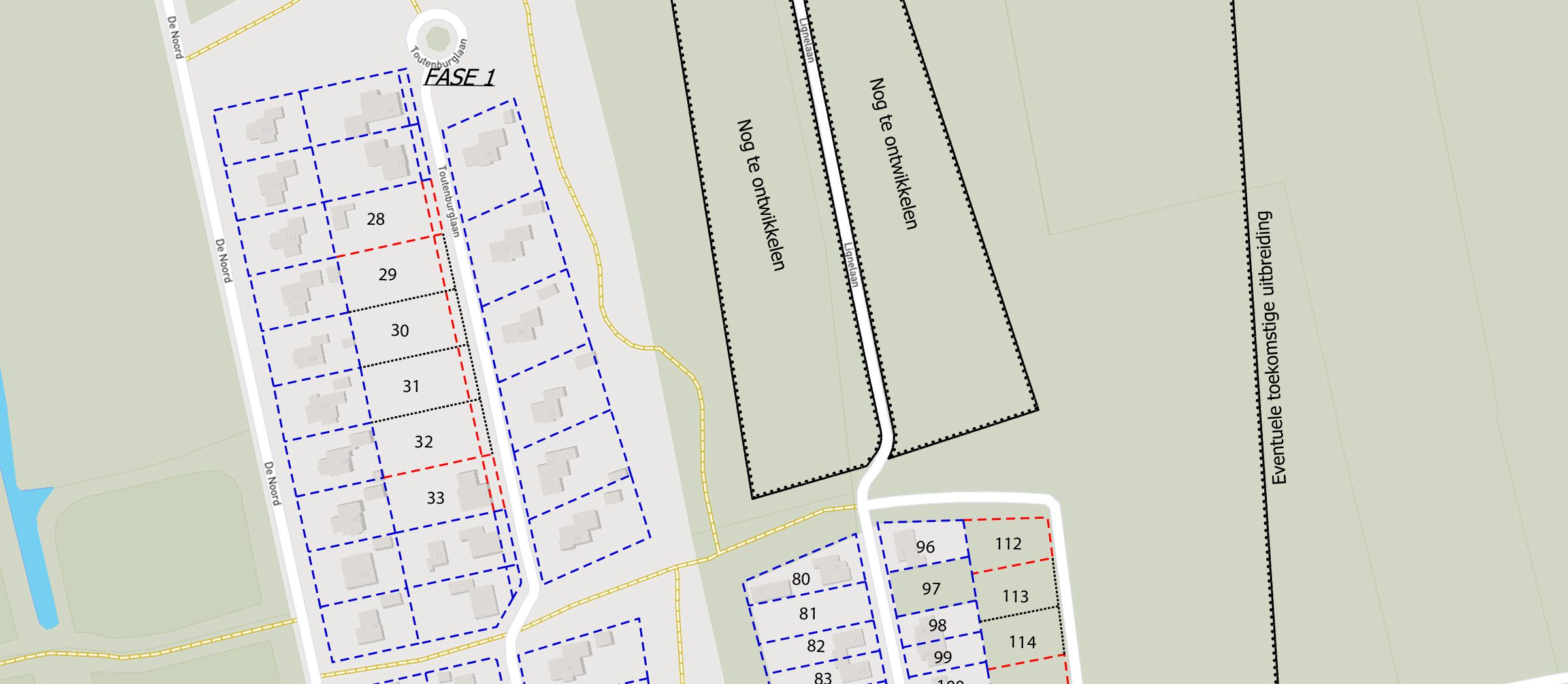 Roblespark kavelkaart fase1 - noord